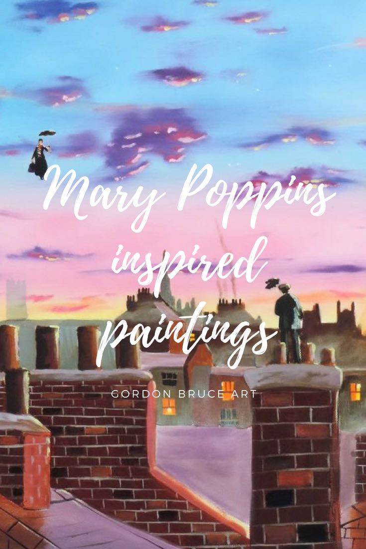 Mary Poppins paintings